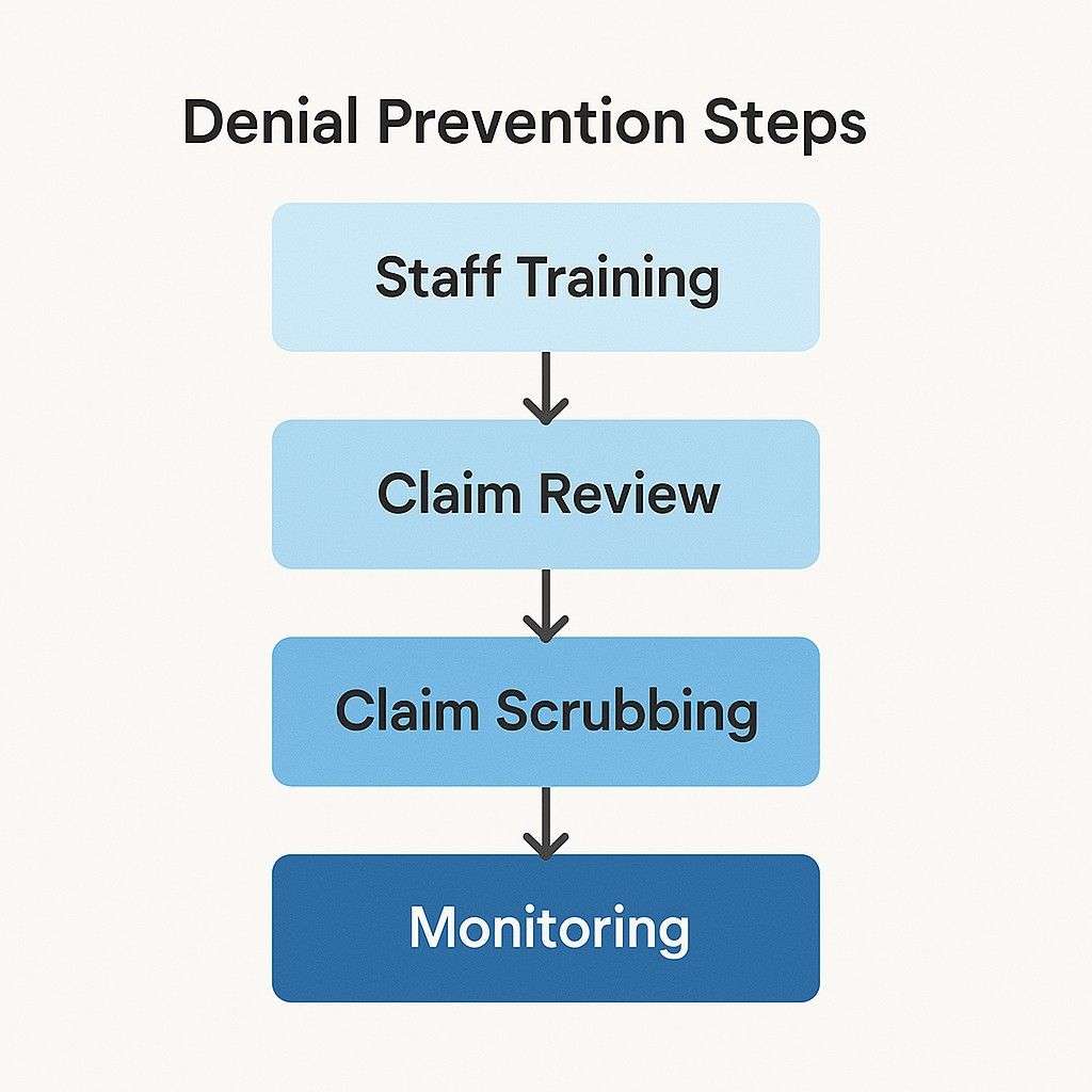 Steps in Denial Prevention Process