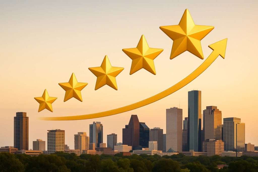 Stars Above Houston at Golden Hour