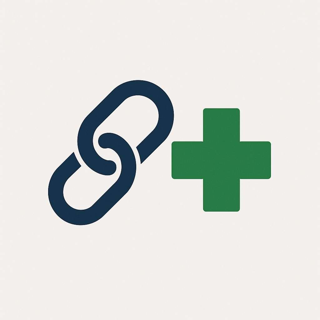 Chain Link and Medical Cross local link building medical practices