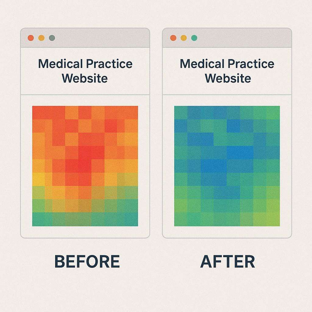 Before/after Website Link Profile Comparison