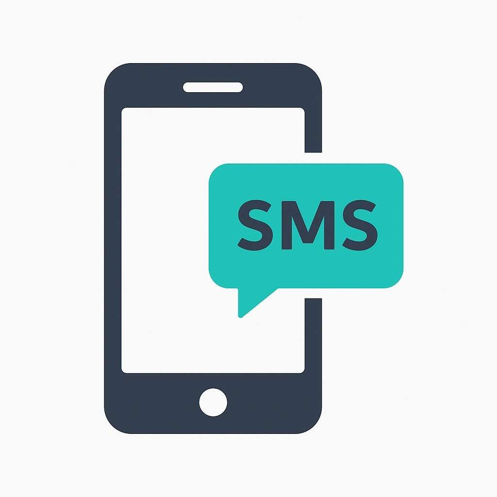 Smartphone with SMS Bubble