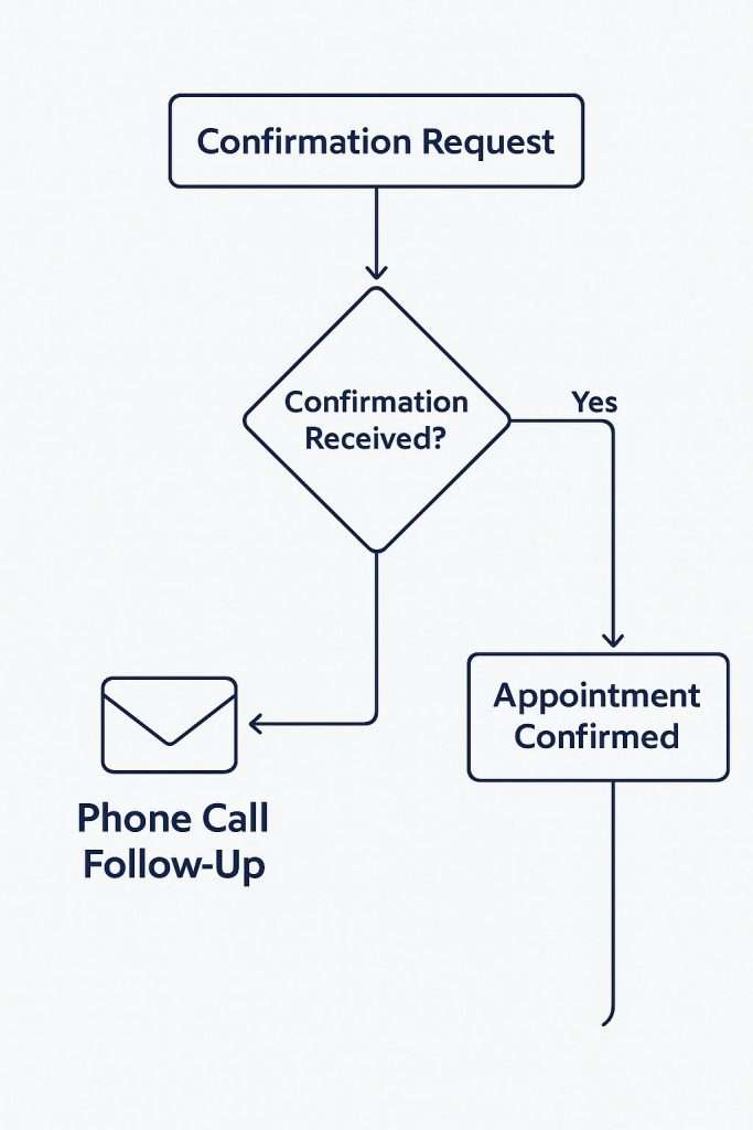 Appointment Confirmation Process Flowchart